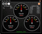 Gauges showing the Three Phase Voltage