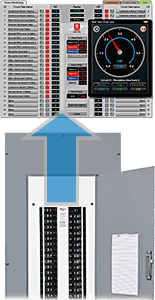 Metering interface and panelboard